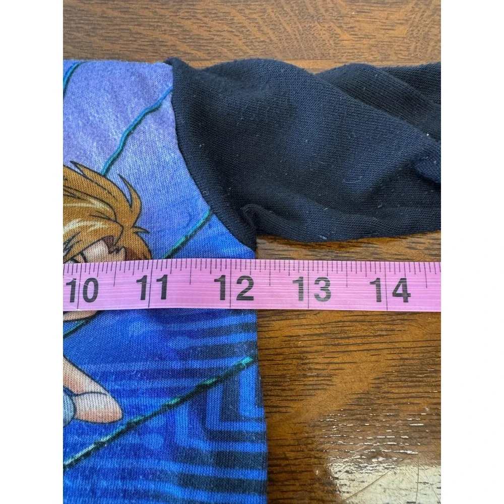 Vintage Digimon Shirt Kids 5 Black Blue Long‎ Sleeve Anime Graphic 2000s Y2K - Picture 4 of 6